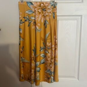 Forever 21 Floral midi skirt